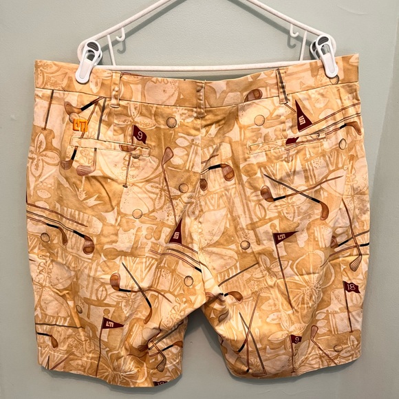 Loudmouth Golf - Men’s Size 44 - Golf Print Shorts - 97% Cotton - - Picture 10 of 14